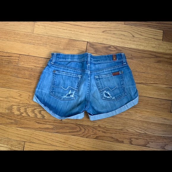 Jean shorts - 7 for all mankind - Picture 2 of 3